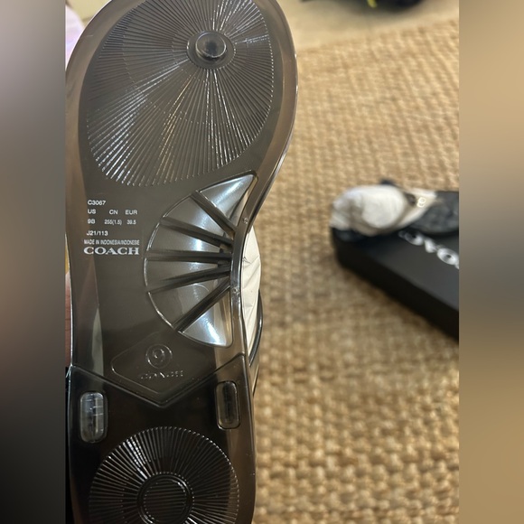 COACH JELLIES SANDALS WATER BEACH SUMMER RUBBER SHOES - Picture 6 of 7